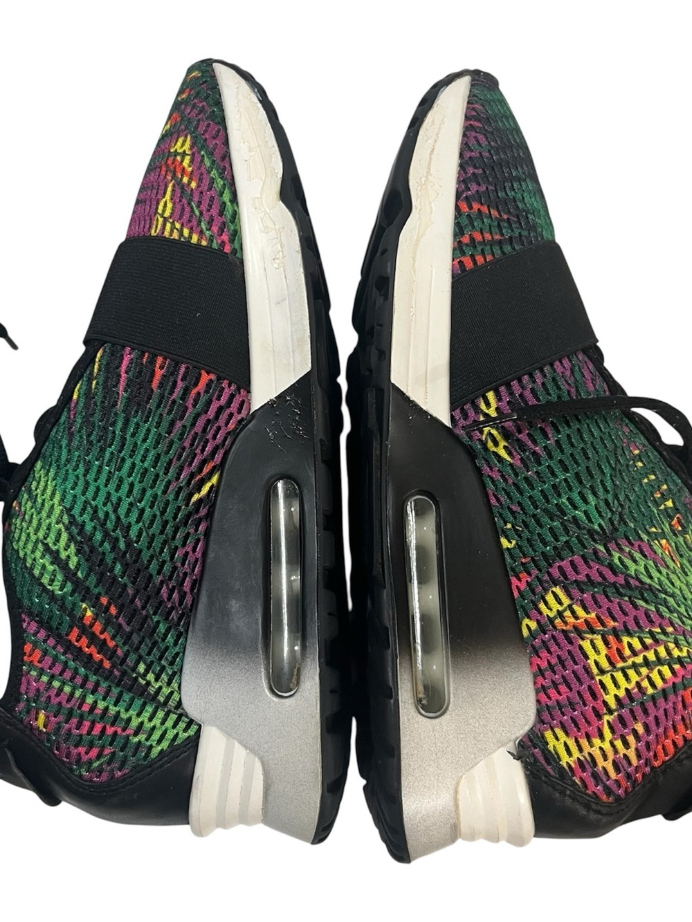 Ash Lacey Tropical Colors Mesh Wedge Sneakers w/Black Elastic
Strap 38EU 7.5-8 - Picture 7 of 9